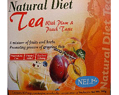 NATURAL DIET TEA - PLUM