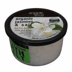 Bath Salt "Kashmir Jasmine" 250 Ml Organic Extract Of Jasmine