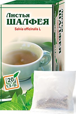Altai Farm Herb Sage Leaves Filter Packets #20/1.5 G