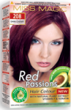 Hair Colour "Miss Magic" 108 G - #208 Dark Cherry With Jojoba, Avocado Oil, Almond Oil
