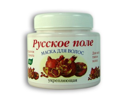 Mask for hair with pomegranate extract