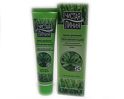 Moisturizing Day Cream for normal and combination skin with aloe