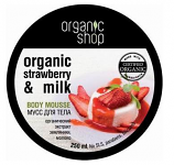Body mousse Strawberry and milk 250 ml